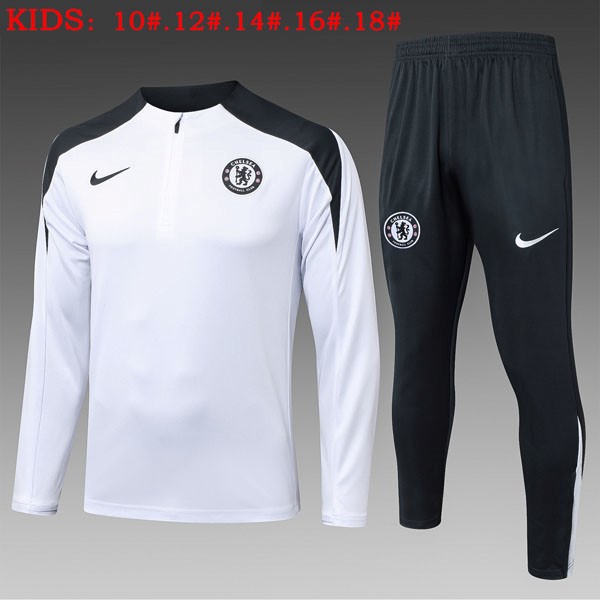 Ninos Sudadera De Training Chelsea 2025-2026 Blanco 5